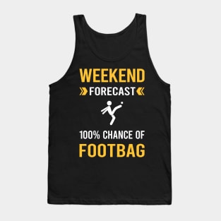 Weekend Forecast Footbag Hacky Sack Sacker Tank Top